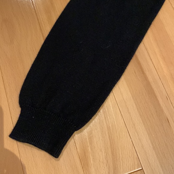 Black Children’s Place Button Up Cropped Knit Cardigan with Fake Pearls -size 14 - Picture 6 of 14